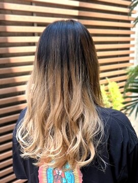 イヴ 新浦安店(Eve) グラデーションカラーミルクティーベージュ大人デザインカラー