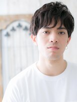 モッズヘア メン 新所沢店(mod's hair men)&nbsp;前髪パーマでラフなくせ風ラウンドマッシュスタイルb新所沢