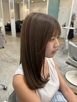 ロミー 本厚木(ROMMY.)&nbsp;可愛いお顔周り◎ワンカールで可愛い/オリーブベージュ