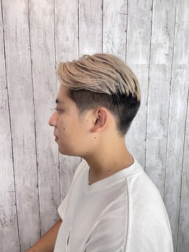 ビューティドレッセヤマノ 池袋パルコ(Beauty Dresse YAMANO) 【MEN'S HAIR】【ダブルカラー】【ホワイトブロンド】