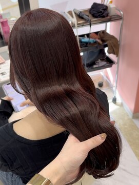 リー 梅田(Lee) プレミアム髪質改善 レッドブラウン