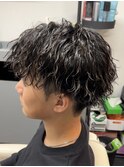 メンズマッシュ　ツイストスパイラルパーマ