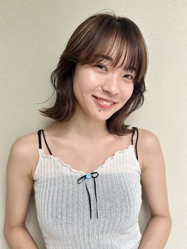 ノラギンザユー(NORA GINZA/U) 結べるボブレイヤーカット顔まわりカット後毛カットワンカール