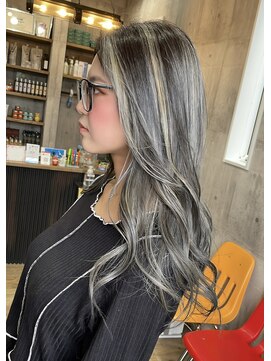 ハク(haku) ハイライト/こなれミディ/イメチェン/レイヤーカット/宇都宮ボブ