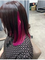 テーラヘアー ユーカリが丘店(TELA HAIR)&nbsp;インナーカラーピンク！【TELA HAIRユーカリが丘】