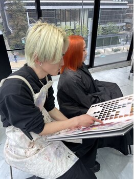 テテ(TETE)の写真/【心斎橋/長堀橋】髪の状態を見極め丁寧にカウンセリング◎理想やお悩みに真摯に向き合いベストをご提案＊
