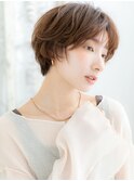 武蔵小杉/髪質改善/チェリーブラウン・小顔ショート