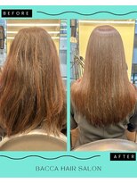 バッカ 横浜桜木町店(BACCA)&nbsp;広がりが抑えられ、まとまりのある髪に