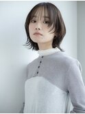 #67/イメチェン/ホワイトブロンド/外ハネボブ/ワイドバング/仙台