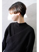 ラフ 八乙女(Rough)&nbsp;黒髪カタログ/小顔に見せるヘア/ココアベージュ/ショート/八乙女