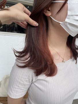 アニー 松戸(ANNI) ホワイトグレージュ/ミニウルフ/デジタルパーマ/チェリーブラウ