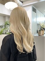 ミーム 原宿 表参道(meme)&nbsp;◎ブロンドハイトーンカラーデザインカラーアンブレラカラー金髪