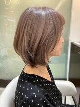 アルティコアナチュール(ALTI COR NATURE) 【ALTICORNATURE】40代/50代/60代*白髪活かし ミディアムボブ*