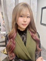 ガルボ ヘアー(garbo hair)&nbsp;艶髪　デザインカラー　秋カラー
