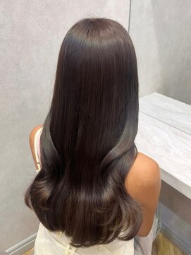 ロンド フィーユ(Lond fille) くびれヘア/アプリコットオレンジ/髪質改善/縮毛矯正/前髪/銀座