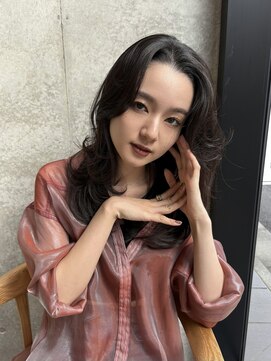 キーチェ 梅田中崎町(keych) レイヤーカット/ミディアムレイヤー/髪質改善/顔まわりカット