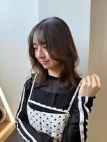 ロンドアベニール 北千住(Lond avenir)&nbsp;暗めカラー/ボブ顔周り/前髪/レイヤー/髪質改善/縮毛矯正/北千住