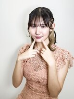 ステラ(Stella)&nbsp;宣材サロモ撮影。ウェーブ巻きハーフアップ編VOL1.0