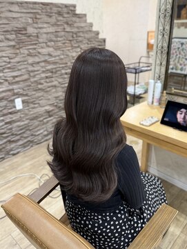 ヘア カンパニー トワ 千葉店(TOWA) 千葉/千葉駅/ダブルカラー/オリーブグレー/黒髪/ヘッドスパ