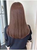 マロンベージュ くすみベージュ 透明感カラー
