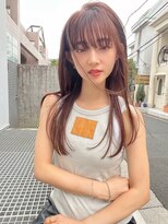 エイチ(H eitf) H【eitf】 原宿 表参道/オレンジブラウン/レイヤーカット