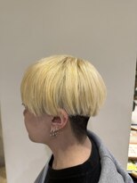 チップタップ 保谷店(tip top) ブロンドマッシュショート