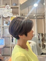 アシャ ヘアー ソリューション 神戸店(asha hair solution)&nbsp;イメチェン/ピンクベージュ/アンブレラカラー/前髪/摂津本山