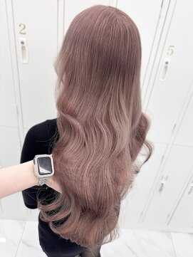 ランテルディ 渋谷(LANTERDIT) 【LANTERDIT/Risa】ミルクティーピンク/ダブルカラー/レイヤー