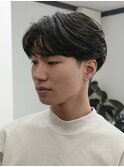 シースルーマッシュ センターパート 2way メンズ 高松
