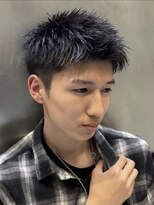 ノイセルヘアー(Noisyle Men's hair) リバースセンターパート/ニュアンスパーマ/ダウンバング/MEN'S