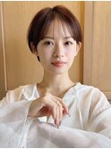 髪質改善ショートカット切りっぱなしボブ表参道レイヤーボブ渋谷