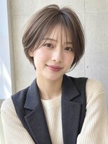 ノア(NOA) 【NOA】小顔ハンサムショート×極細ハイライト×透明感ベージュ