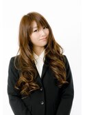 大胆カールで元気さアピール!