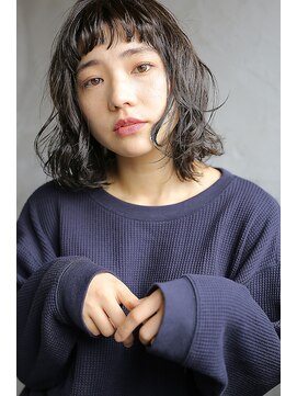 ソイ 下北沢(soi) グレーアッシュのボブスタイル【soi下北沢】