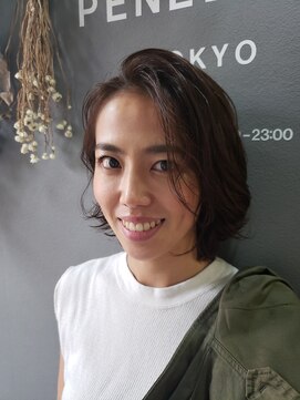 ペネロープ(Penelope) 大人かわいいノンブローでキマるナチュラルボブ！