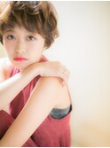 *CUORE我孫子*…無造作パーマの抜け感ヘアウルフショートc