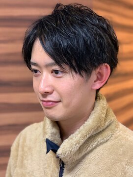 アークスヘアー 大人クール☆無造作パーママッシュショートスタイル