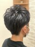 男性カット&ヘッドスパ&眉毛カット