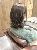 外国人風髪質改善Tr★細めハイライト/くすみベージュ/ウルフ