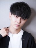 刈り上げ爽やかなマッシュ