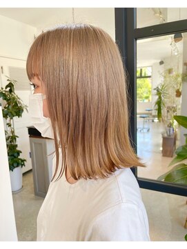 フィニティー 辻堂(finity) 辻堂２０代３０代４０代５０代小顔ミディアム外ハネボブベージュ