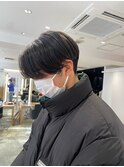 【滝口】ニュアンスパーマ センターパート 刈り上げ 前下がり