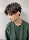 韓国センターパートニュアンスパーマ×束感[名古屋/メンズ]