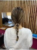 編み下ろしアレンジ