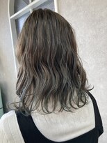 ハナヘアー(HaNa hair) くすみブルー×アッシュベージュ