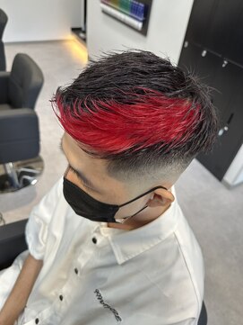 メンズ ラピス 横浜店(Men’sLapis) フェードデザインカラー