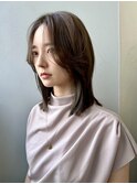 ぱつっとカット/顔まわりレイヤー/レイヤーボブ［南青山］