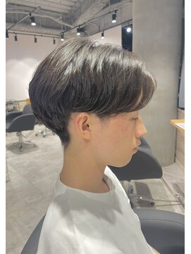 リーオオサカ(Lee Osaka) 【men'sカット＋パーマ】似合わせマッシュ×センターパート/新出