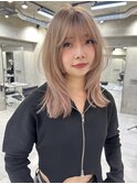 韓国ヘアイメチェンハッシュカット似合わせカットレッドブラウン
