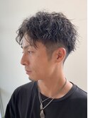 #ツイストパーマ/無造作/ツーブロック/刈り上げ